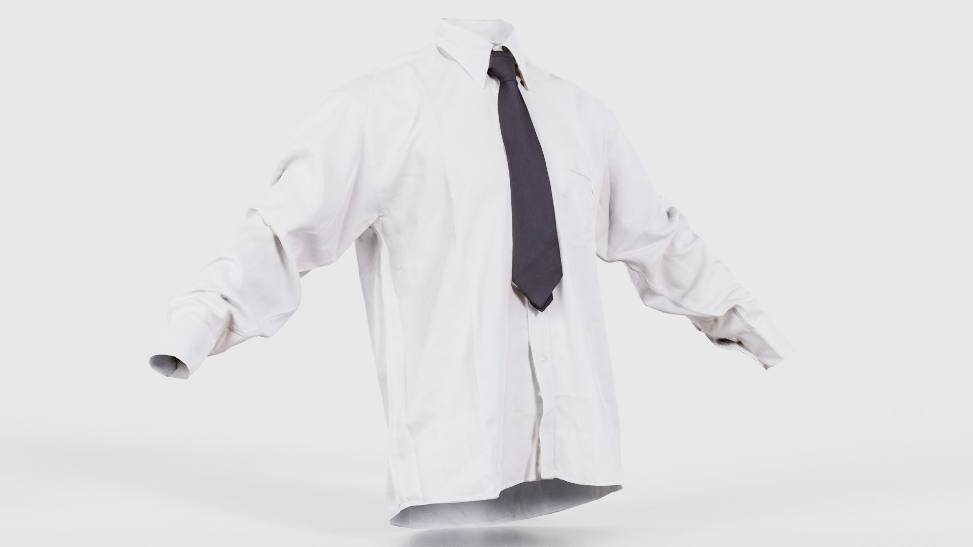 Peaky Blinders Shirt Tie Low-poly 3D model_16