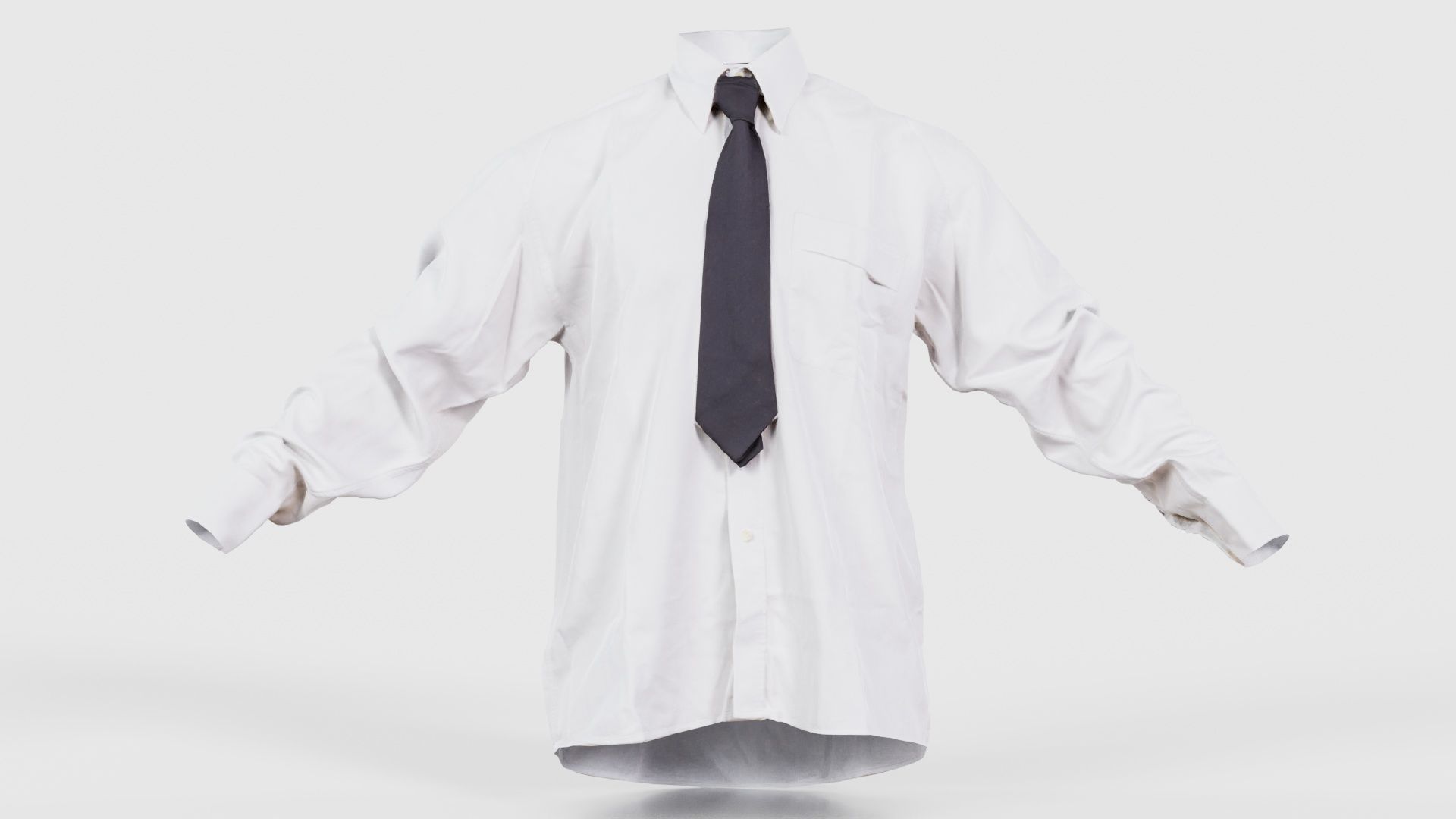 Peaky Blinders Shirt Tie Low-poly 3D model_15