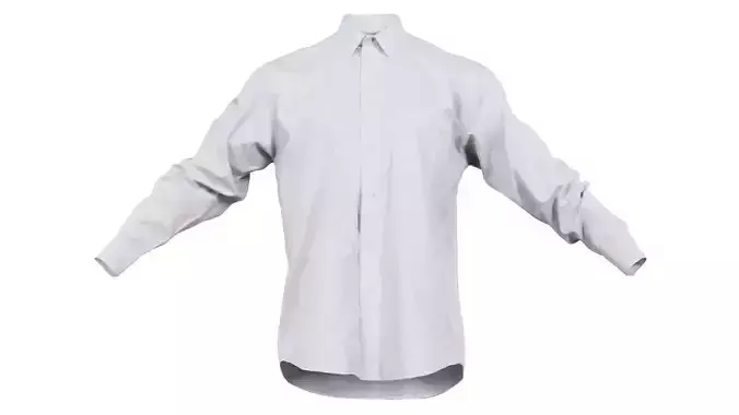 Shirt Plain Buttoned Up