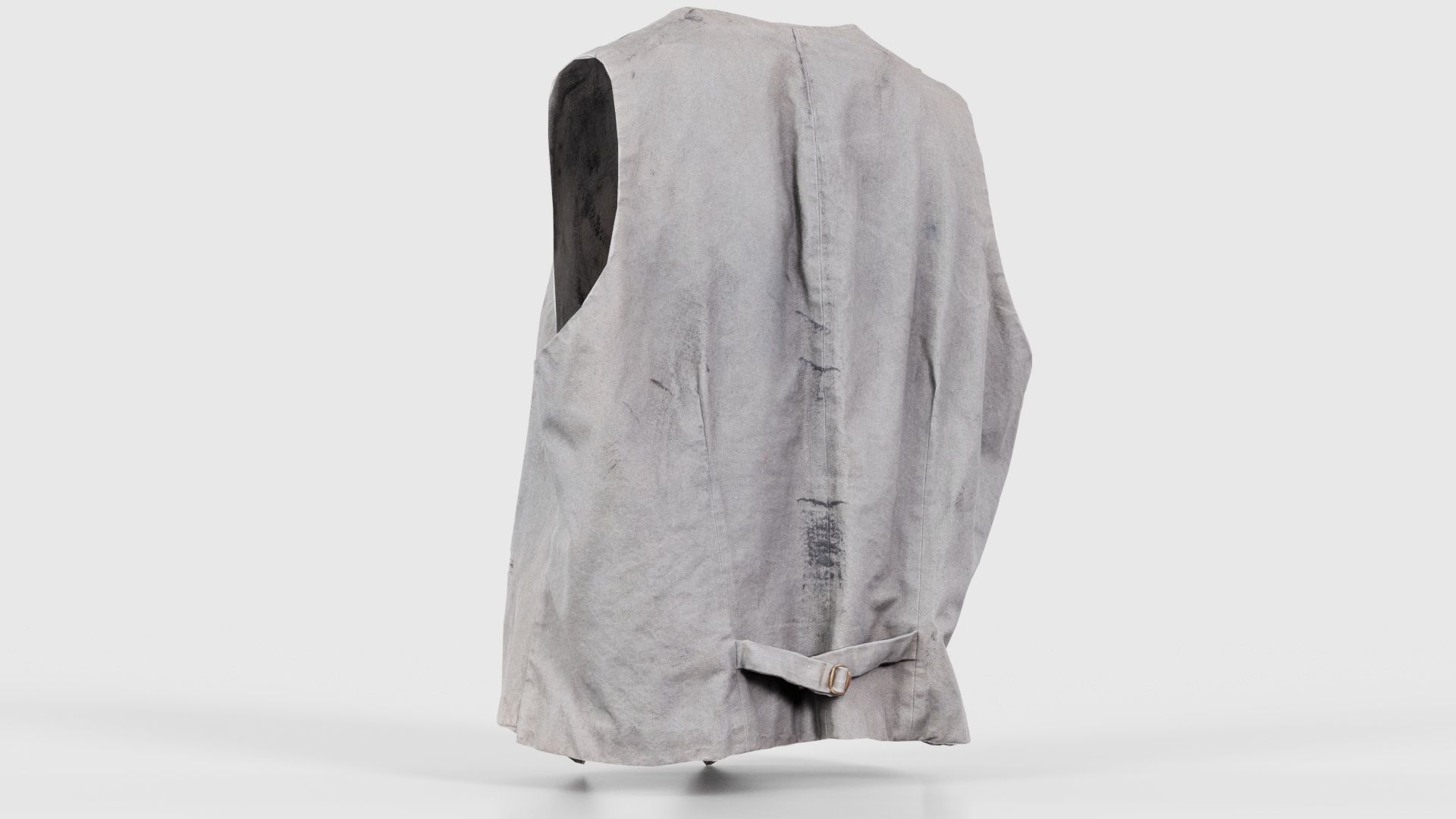 Statue Gilet Low-poly 3D model_22