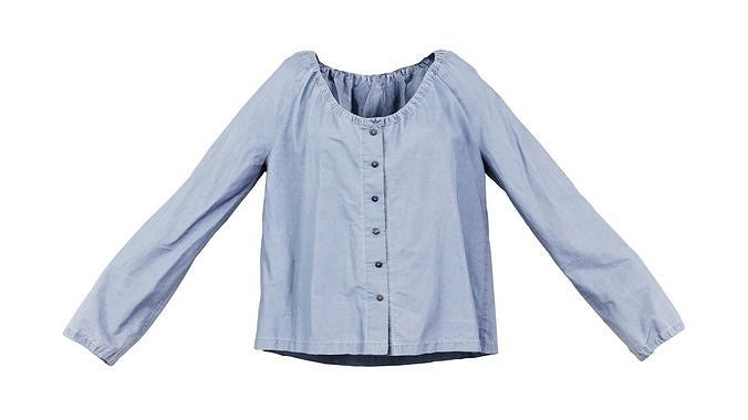 Vagabond Rags Outfit Shirt Low-poly 3D model
