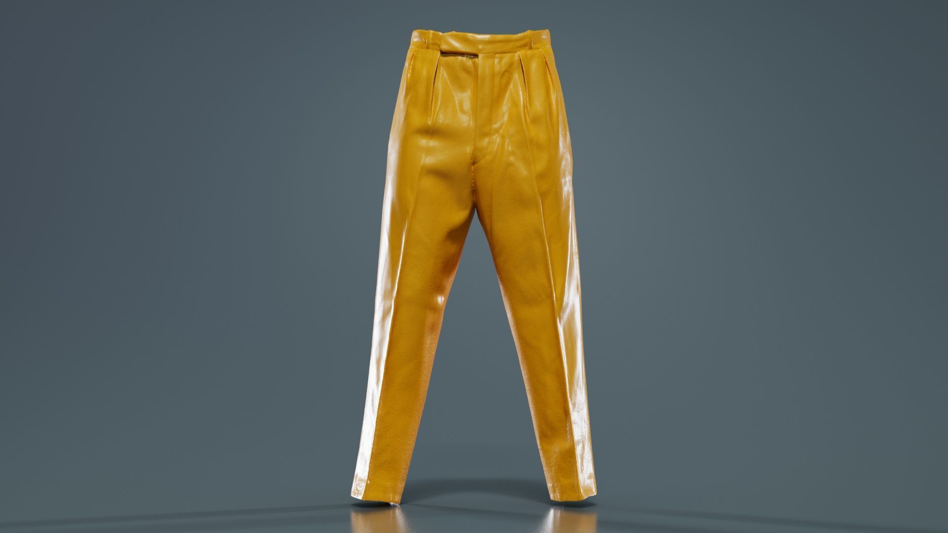 Army Trousers Low-poly 3D model_12