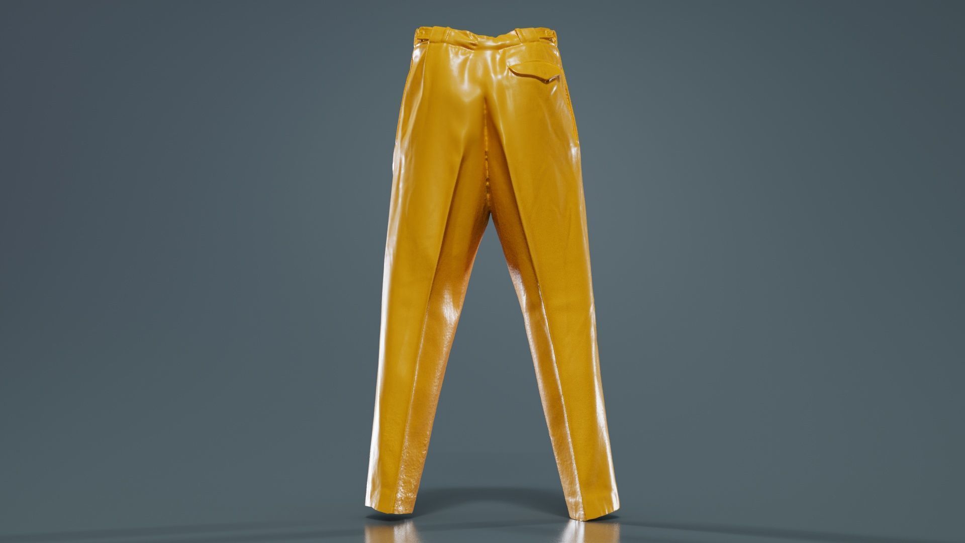 Army Trousers Low-poly 3D model_13