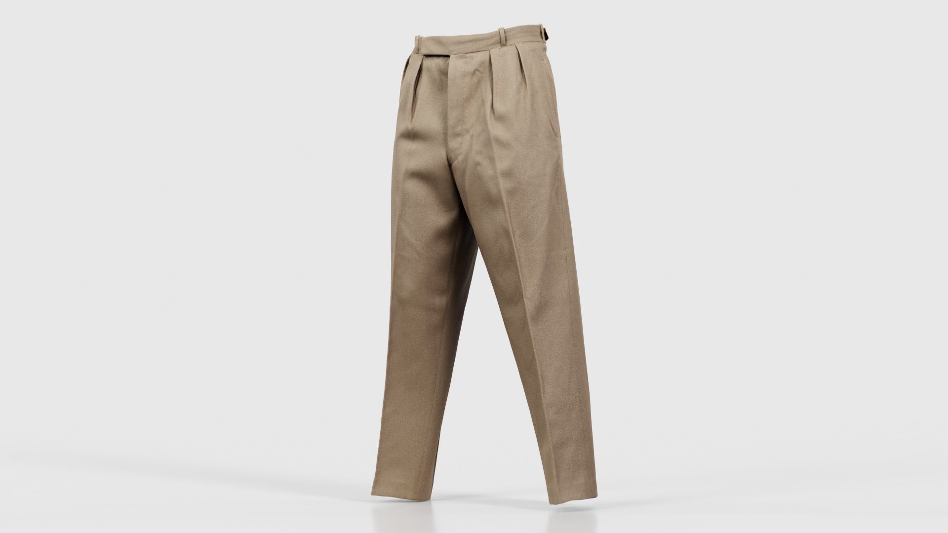 Army Trousers Low-poly 3D model_26