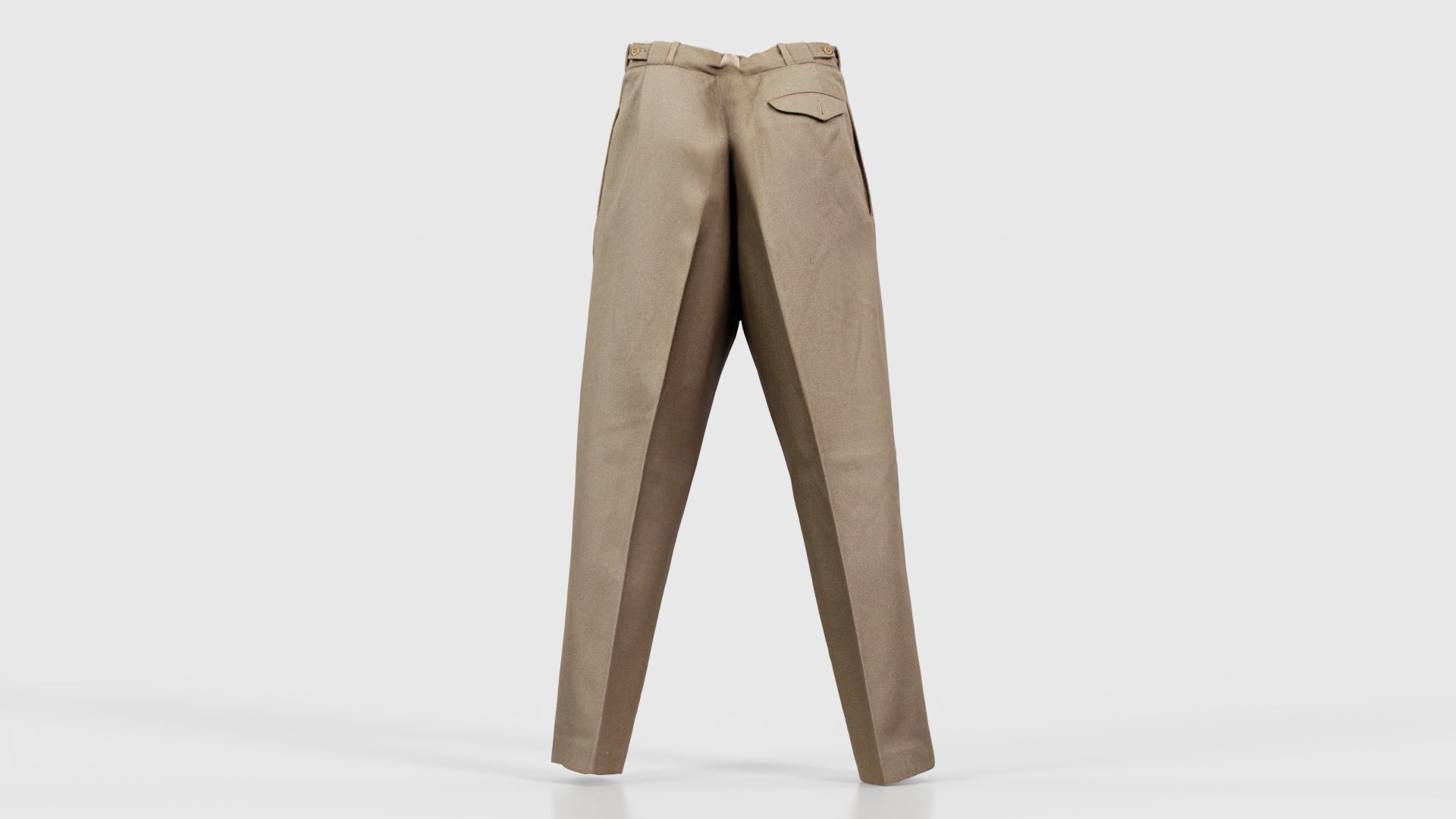 Army Trousers Low-poly 3D model_21