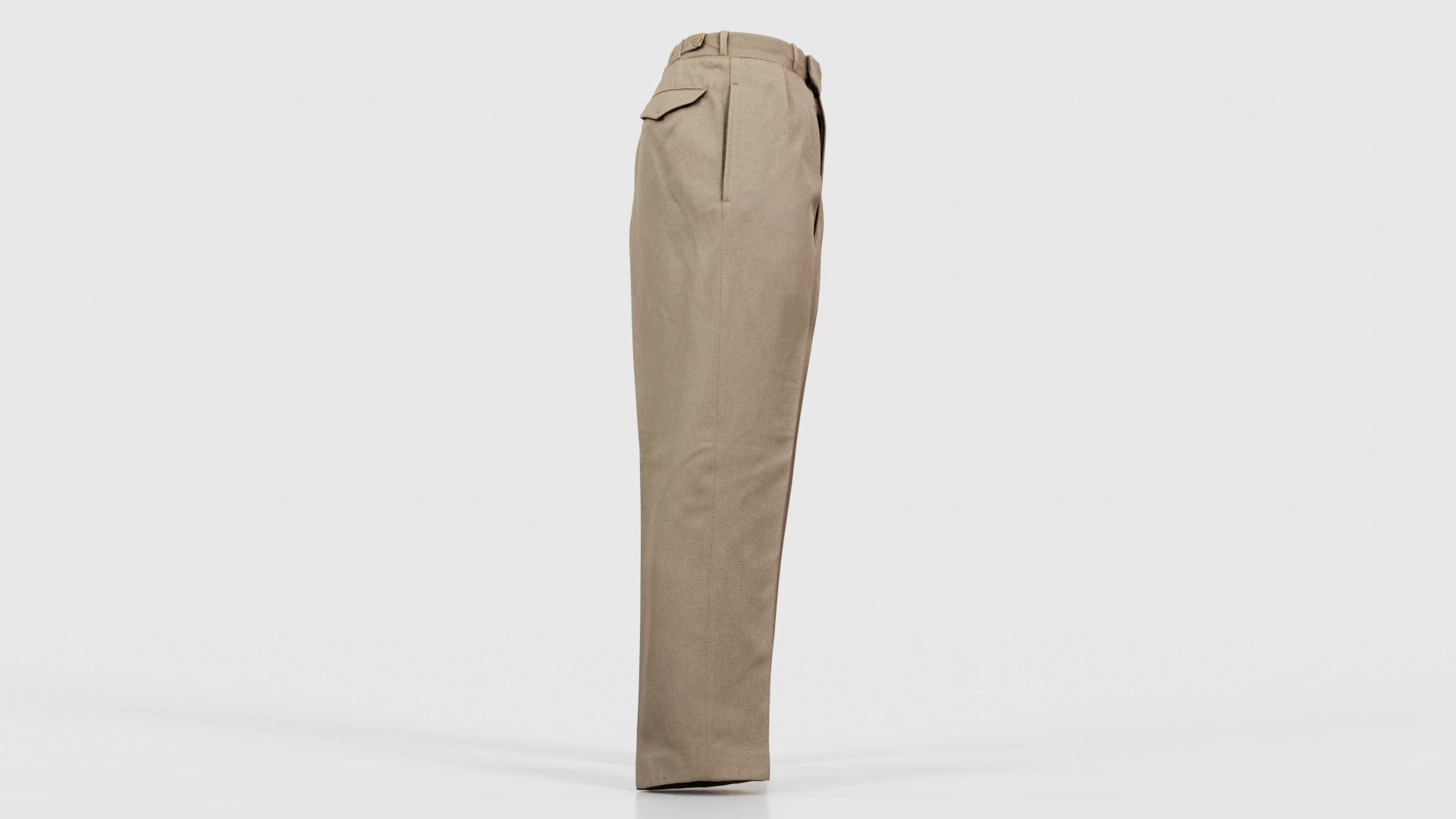 Army Trousers Low-poly 3D model_18