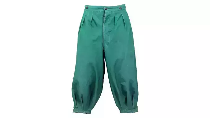 Arrow Trousers Straight Low-poly 3D model