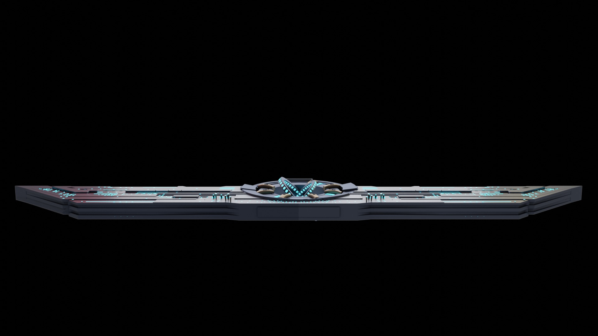 Sci-Fi Alien Spaceship 3D model_14