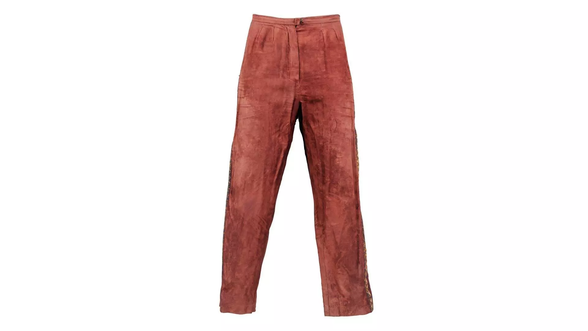 Indian Trousers Low-poly 3D model_0