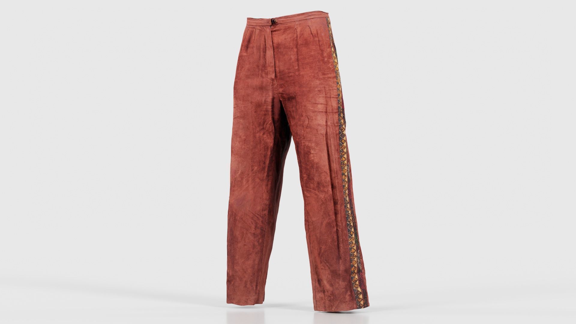 Indian Trousers Low-poly 3D model_26