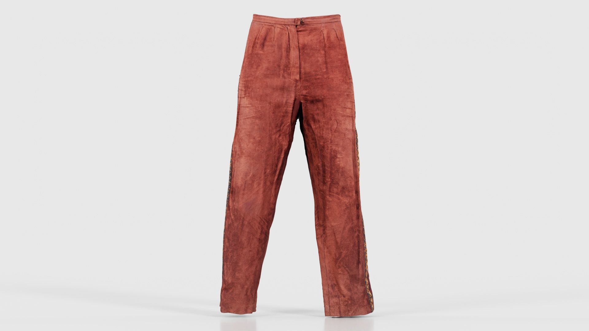 Indian Trousers Low-poly 3D model_15