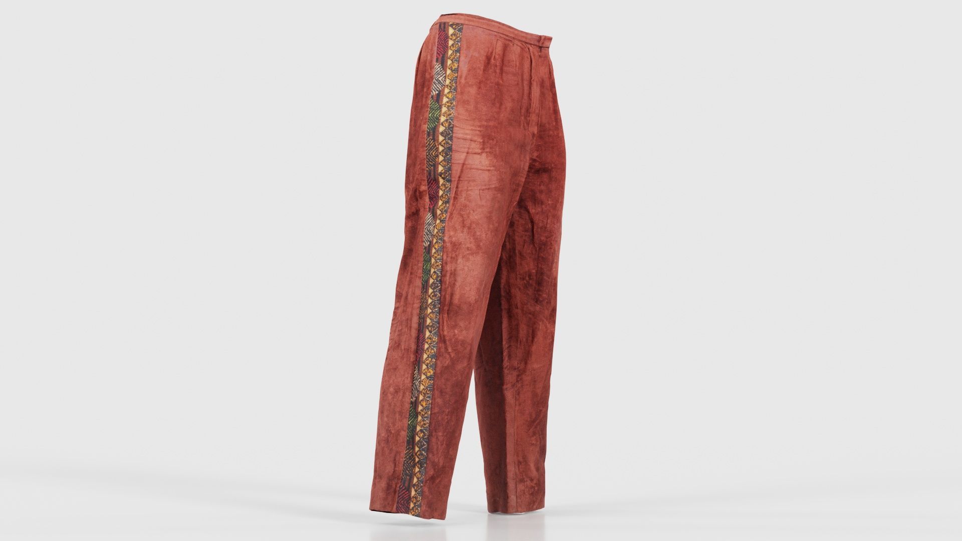 Indian Trousers Low-poly 3D model_17