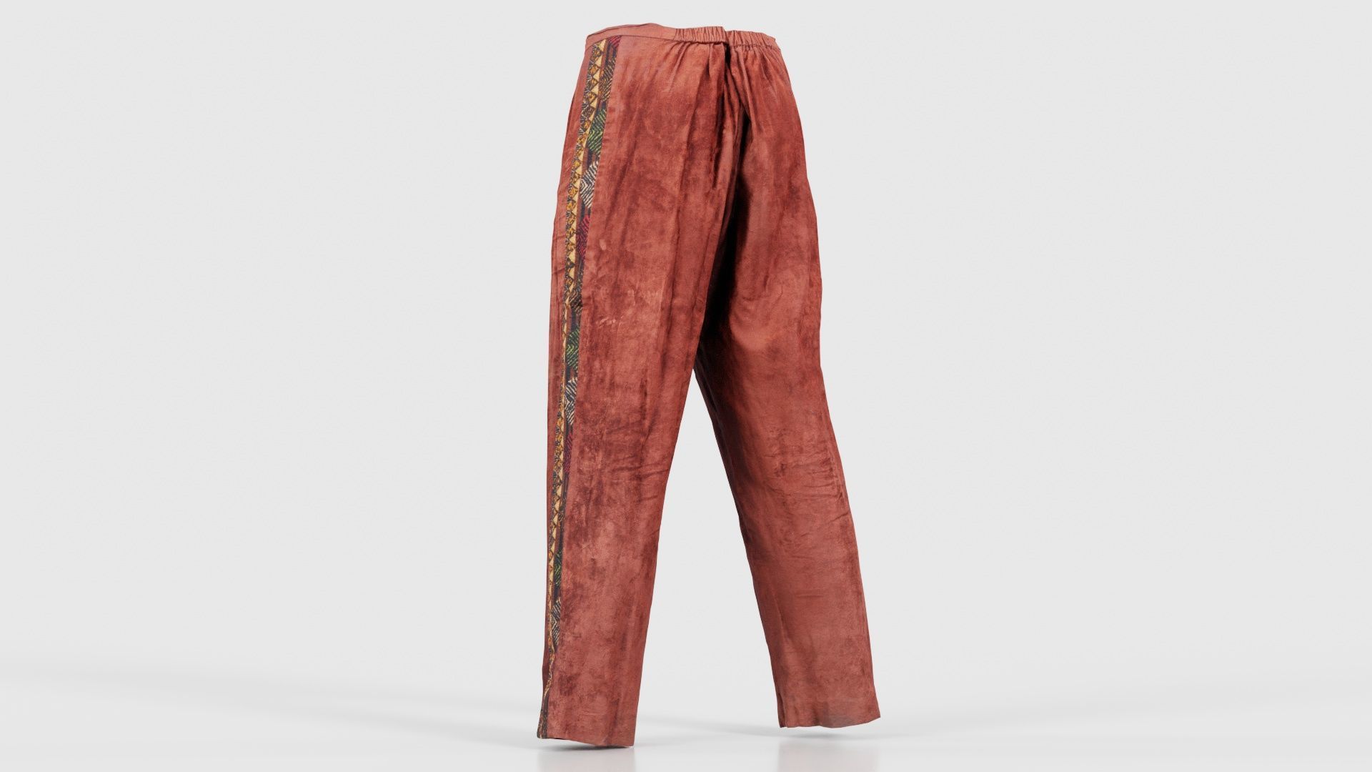Indian Trousers Low-poly 3D model_22