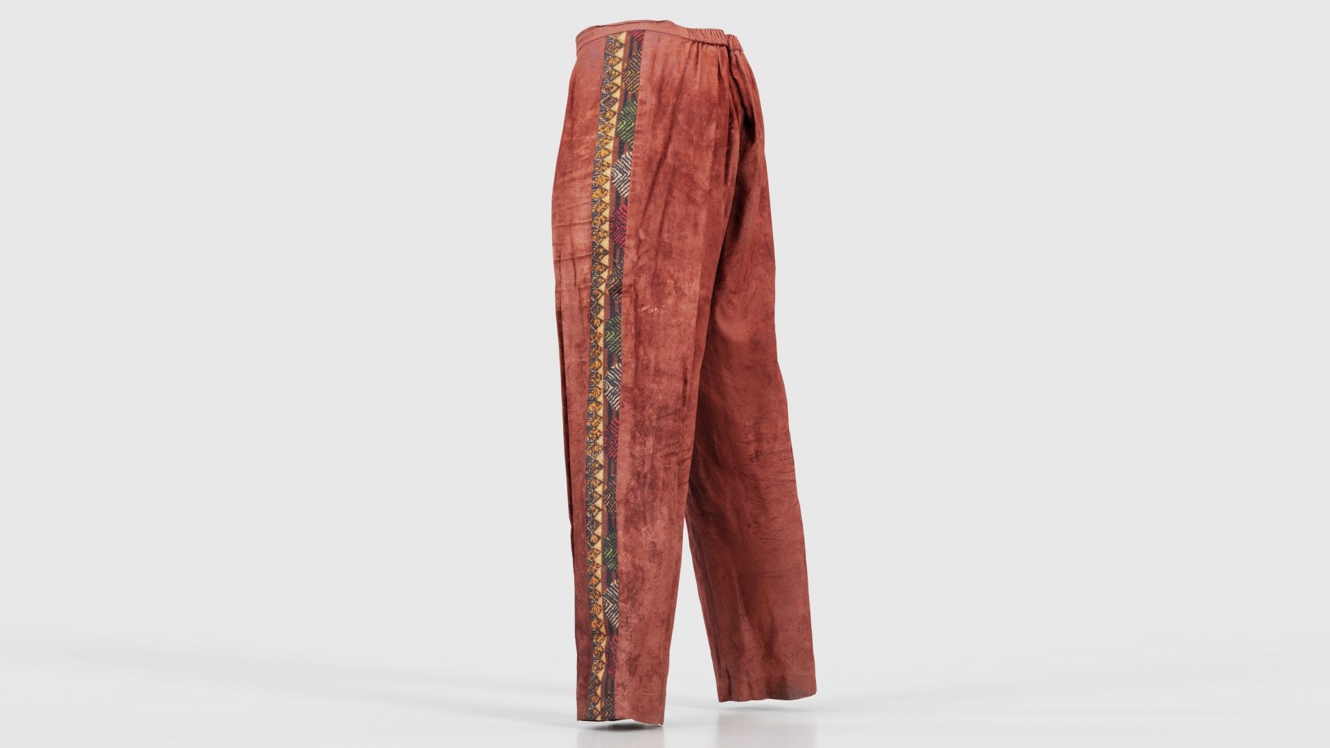 Indian Trousers Low-poly 3D model_23