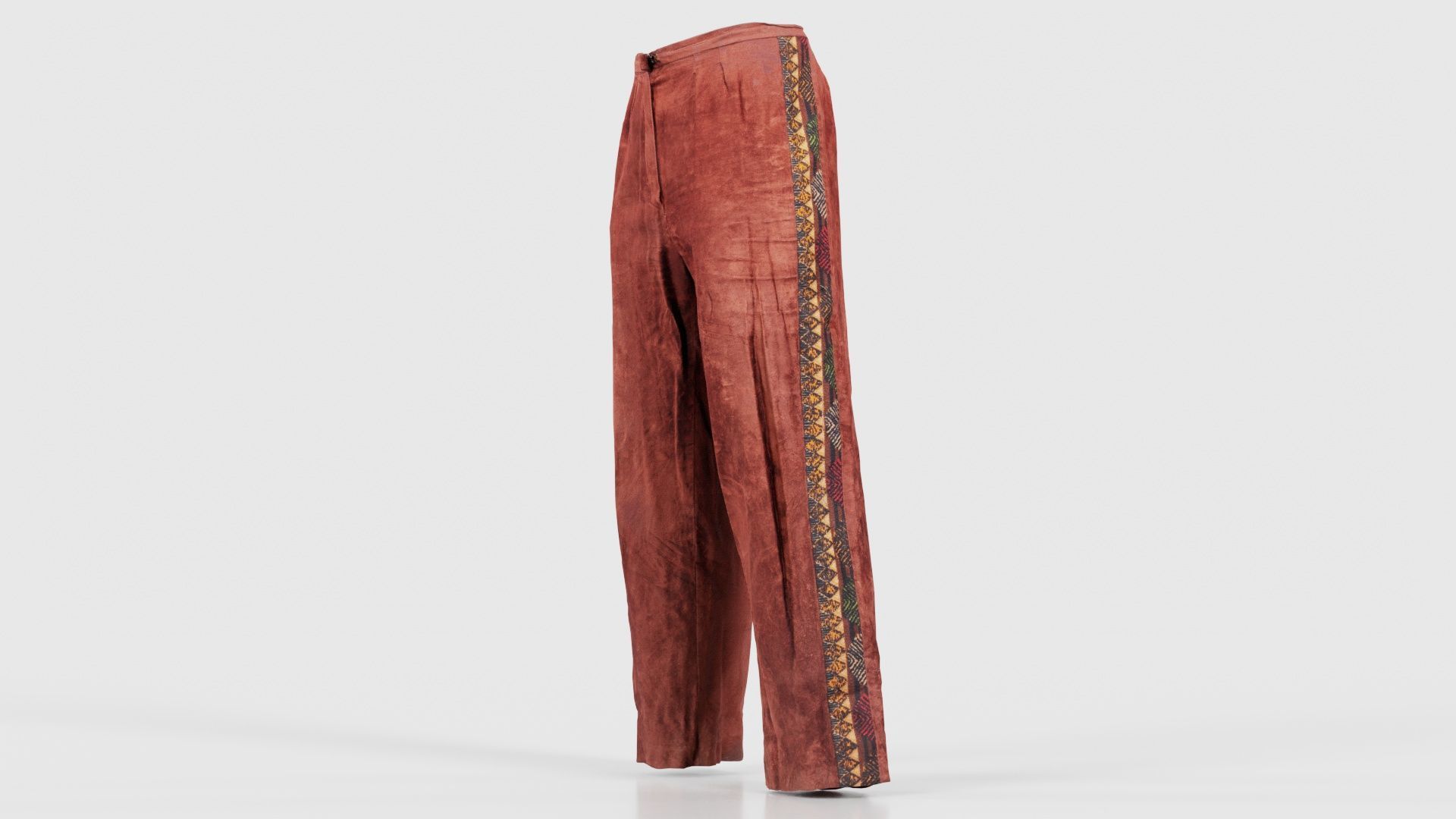 Indian Trousers Low-poly 3D model_25