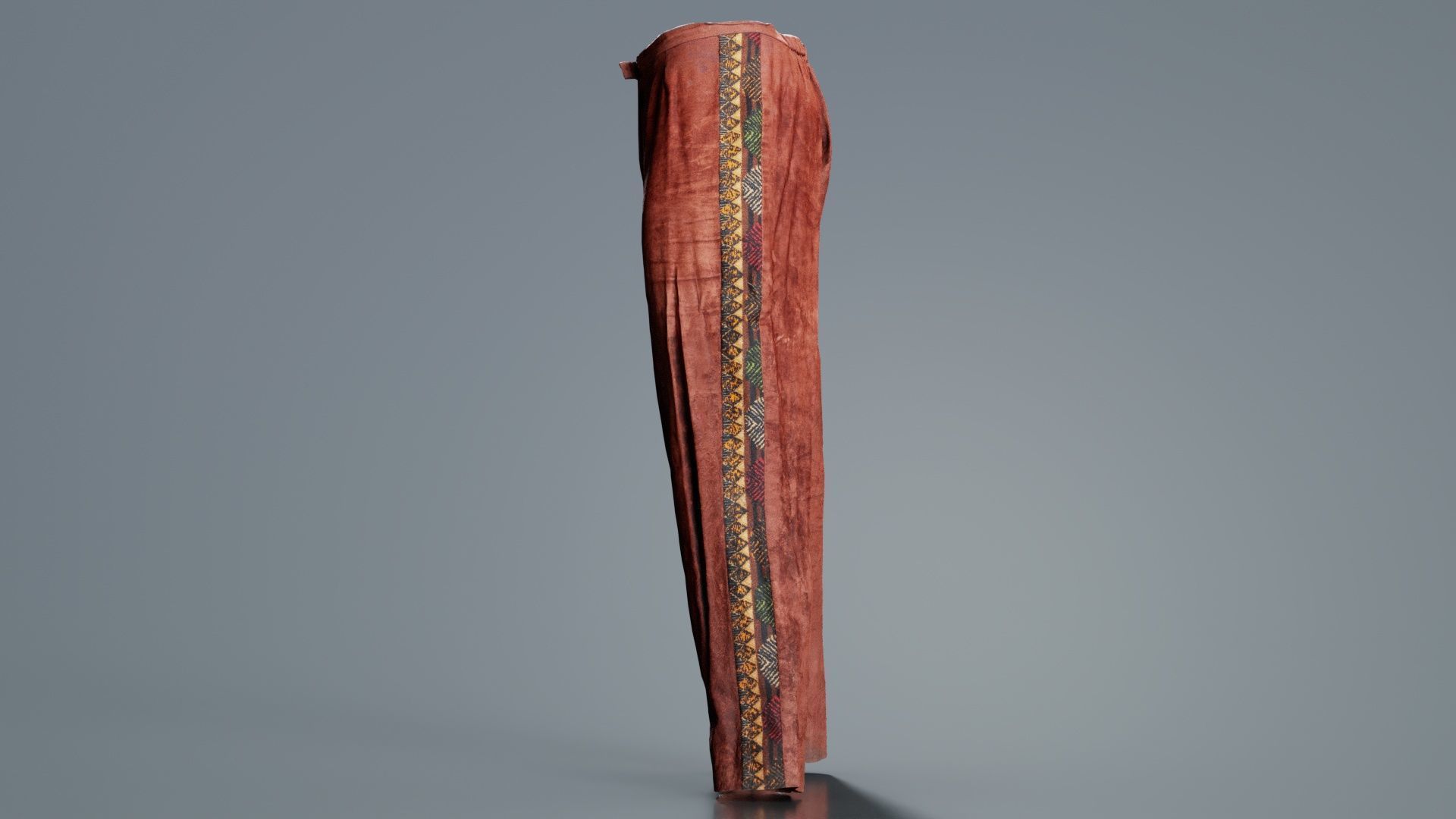 Indian Trousers Low-poly 3D model_6