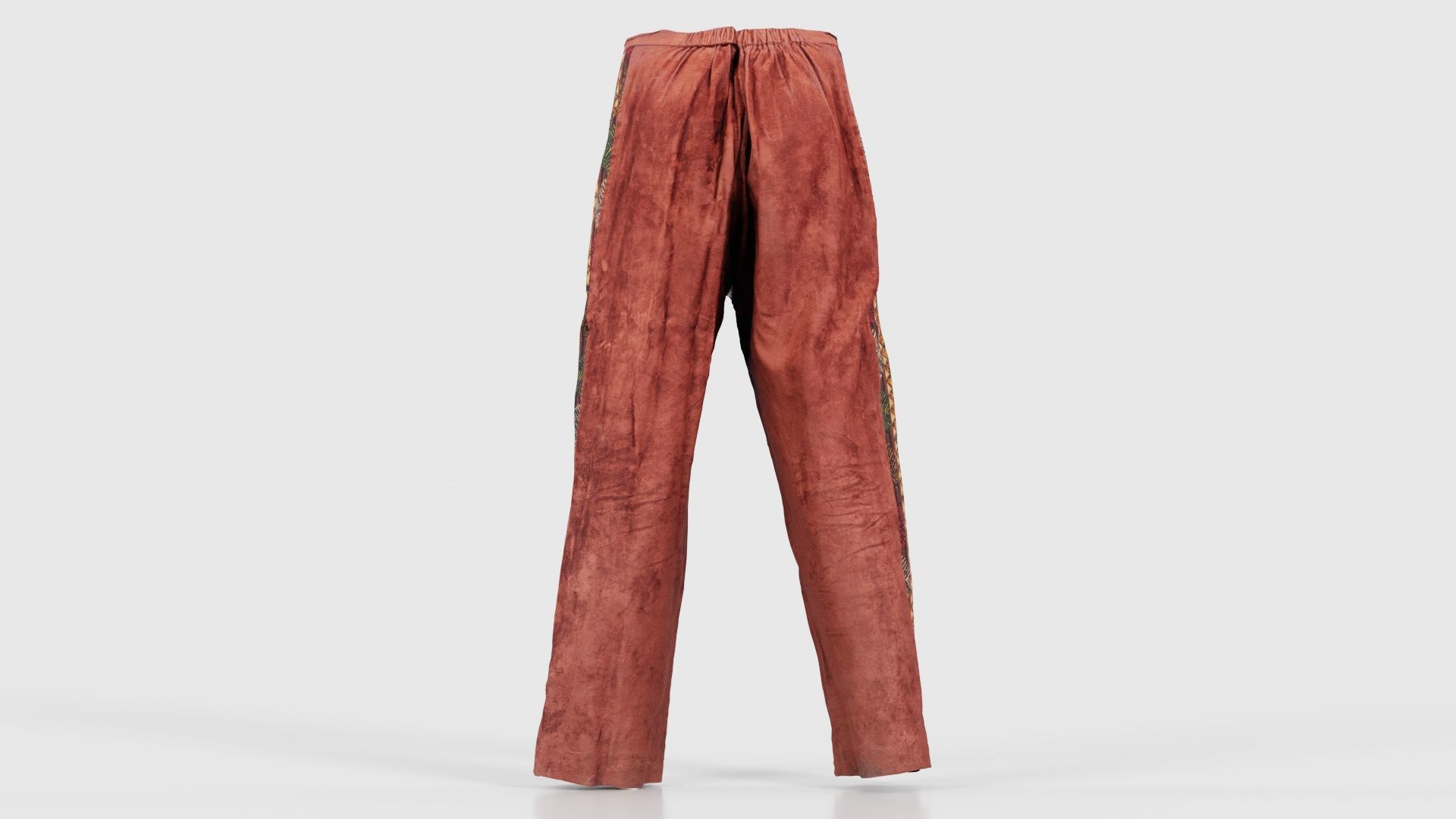 Indian Trousers Low-poly 3D model_21