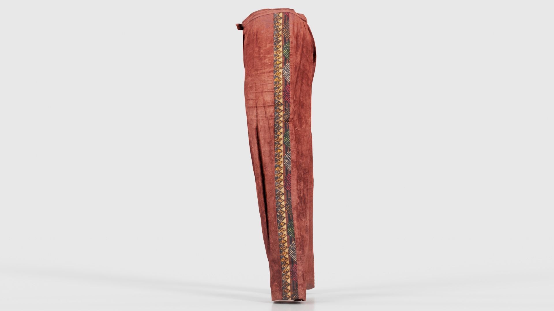 Indian Trousers Low-poly 3D model_24
