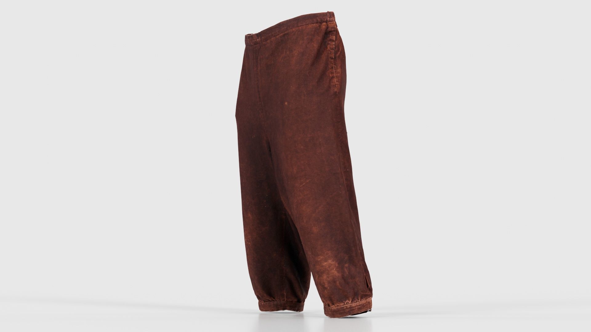 Organic Trousers Low-poly 3D model_25