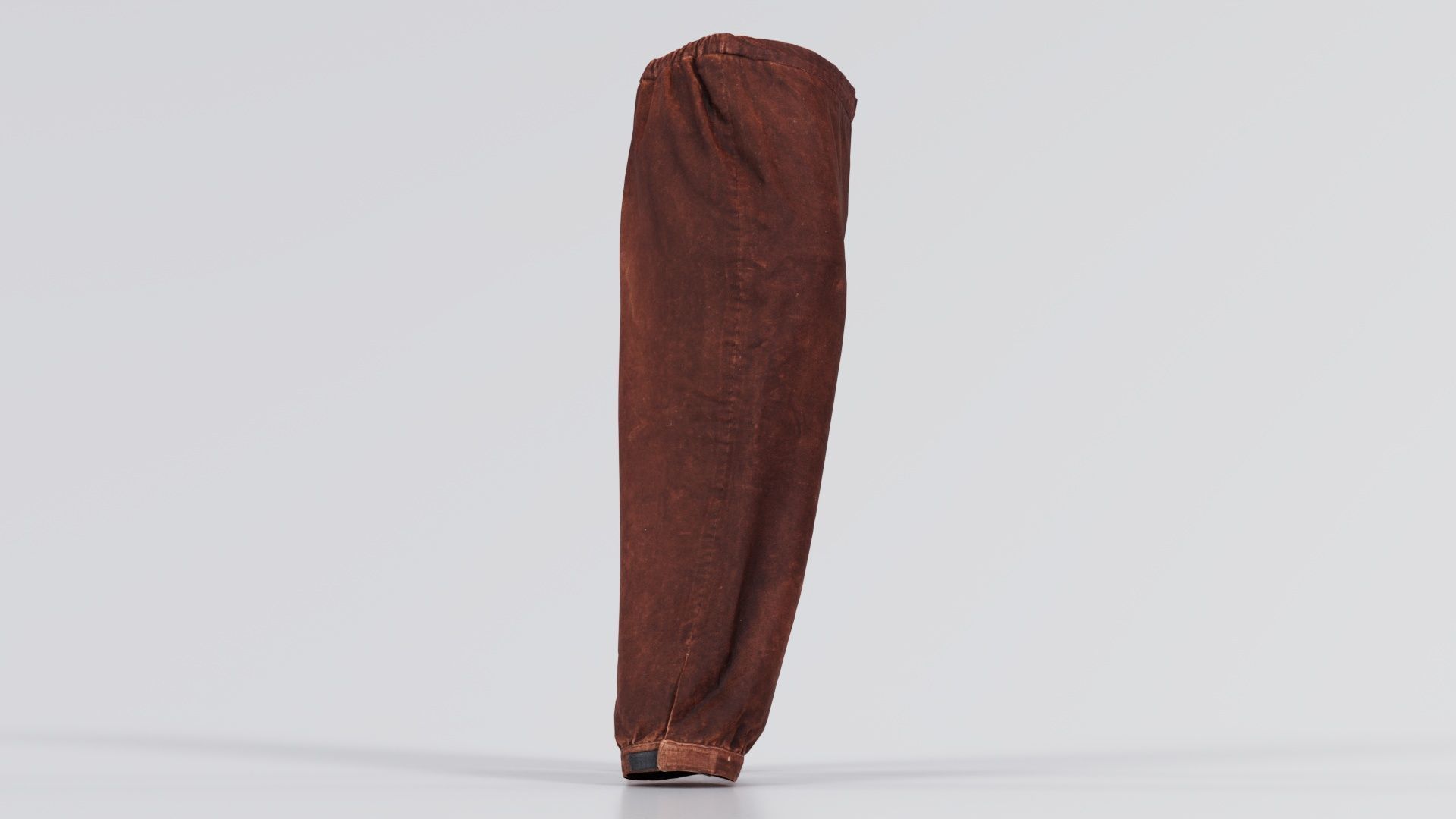 Organic Trousers Low-poly 3D model_3