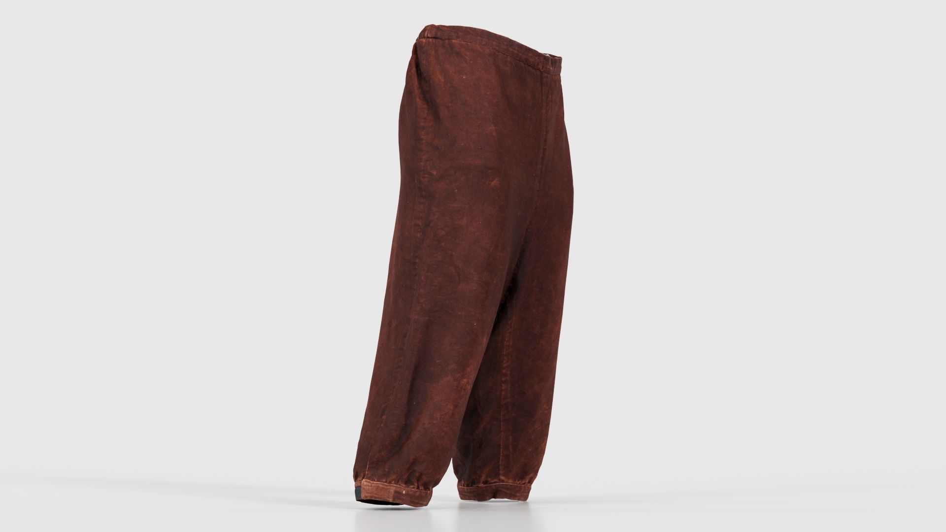 Organic Trousers Low-poly 3D model_17