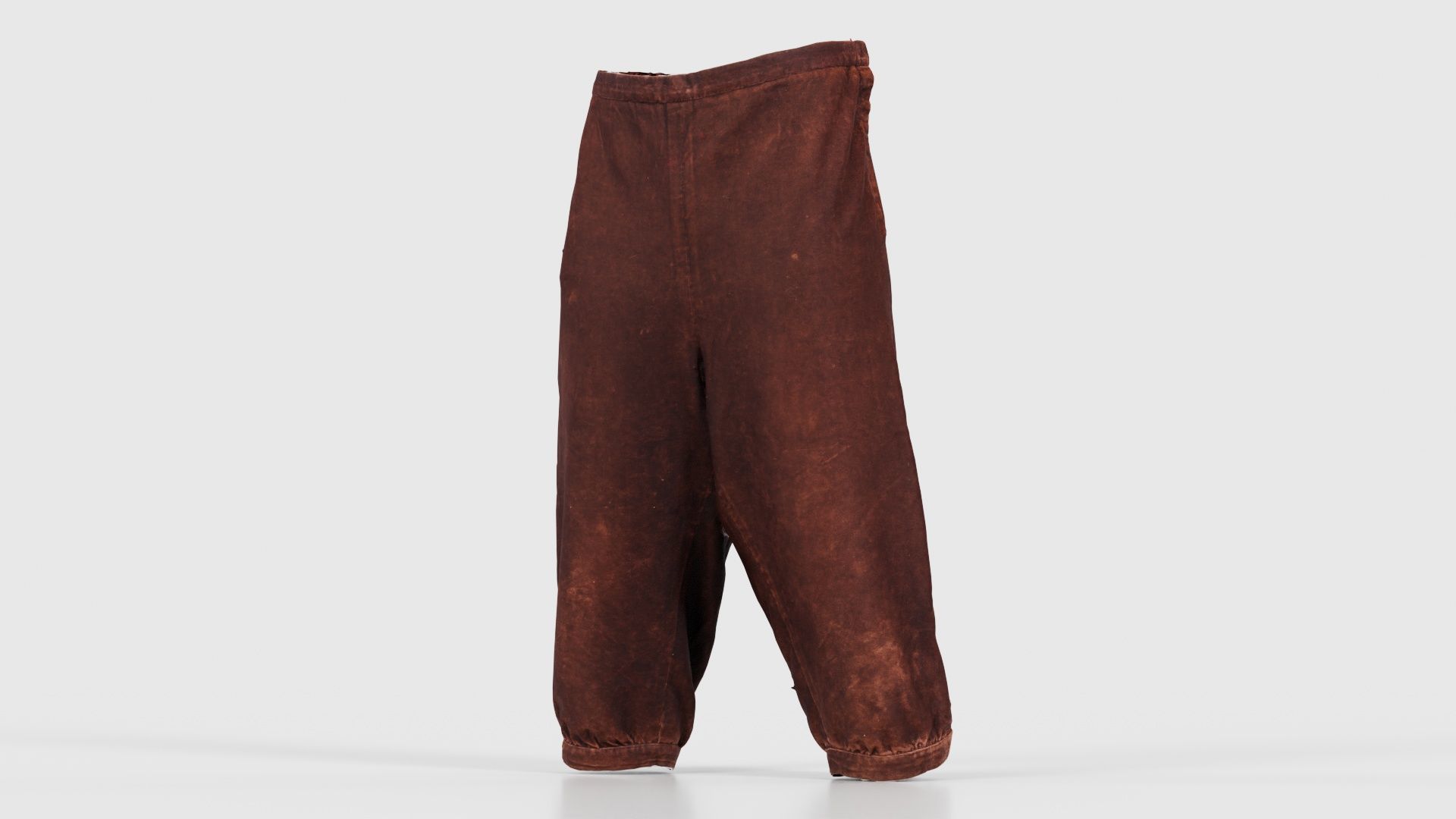 Organic Trousers Low-poly 3D model_26