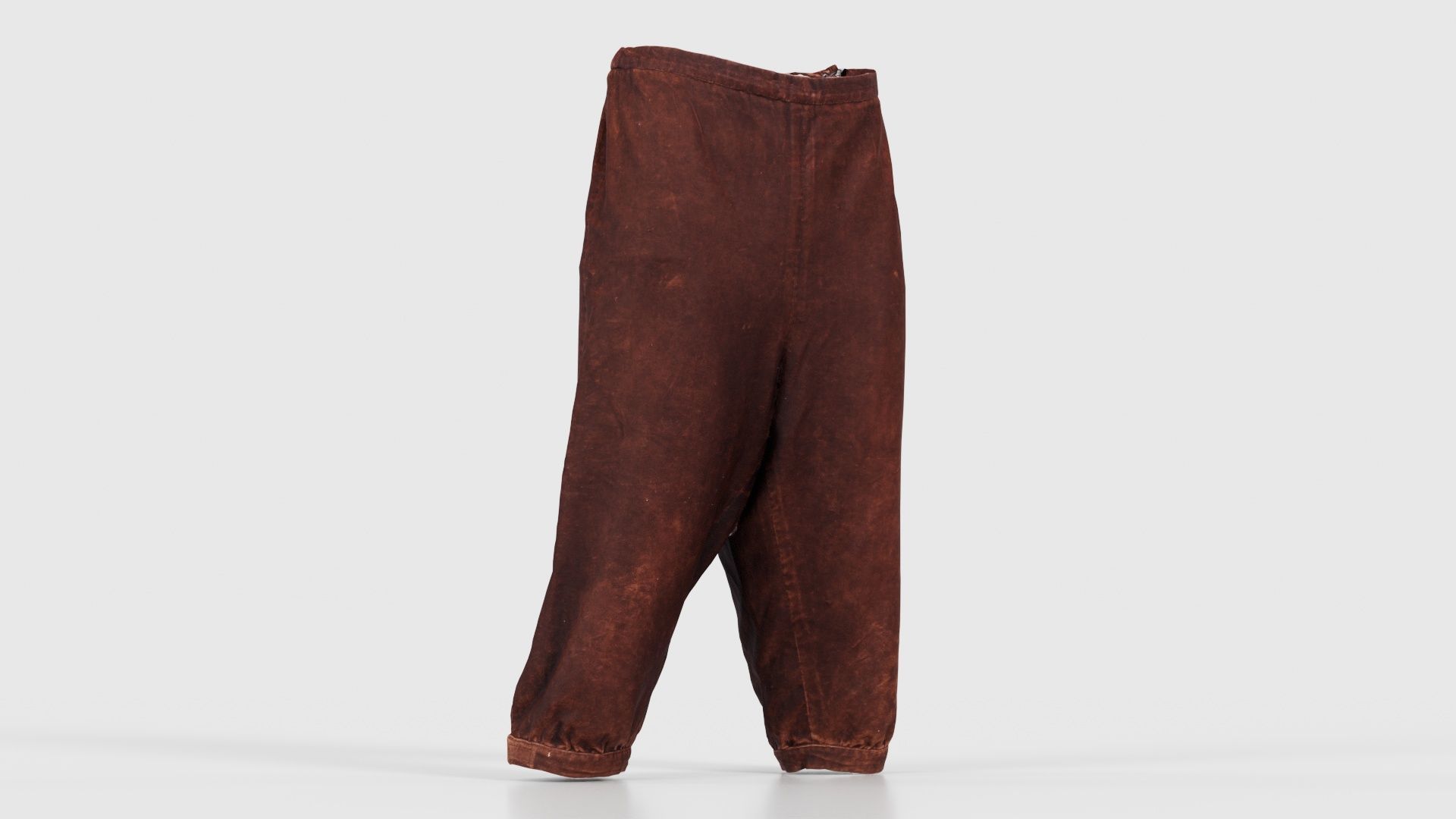 Organic Trousers Low-poly 3D model_16