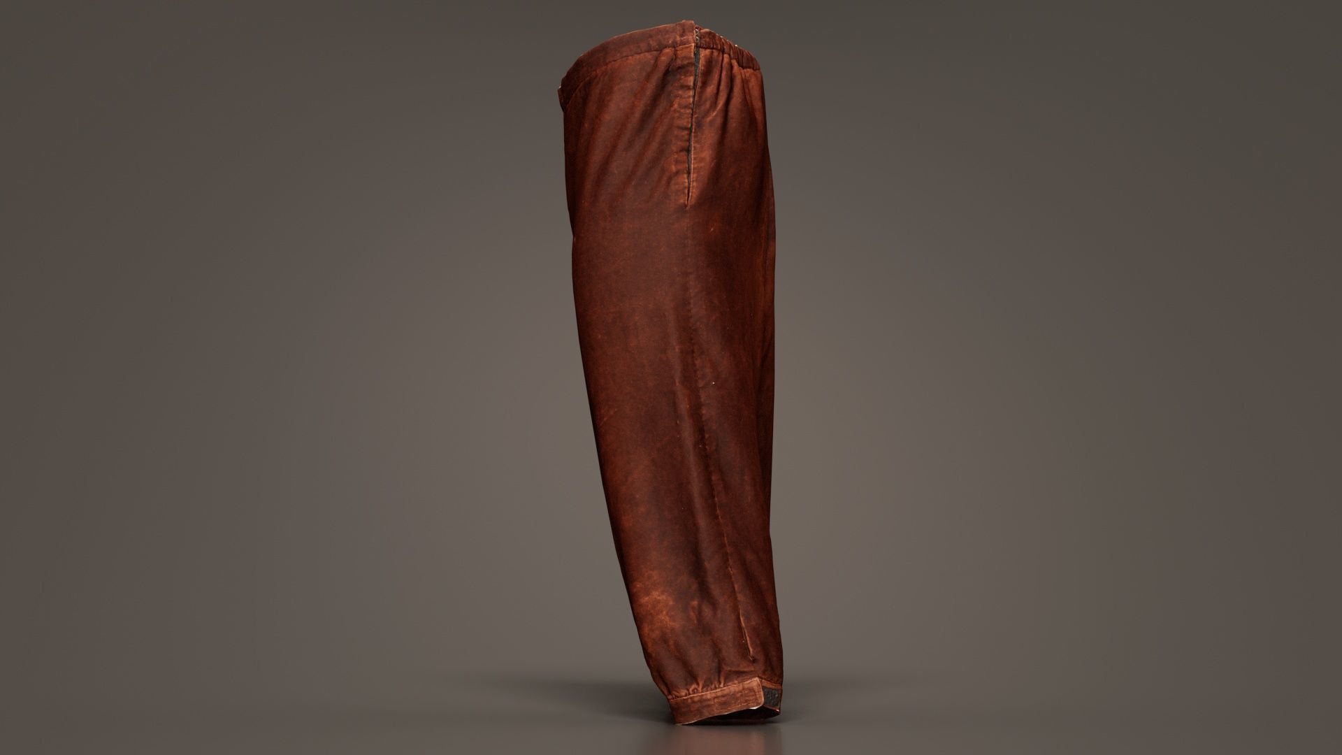 Organic Trousers Low-poly 3D model_5