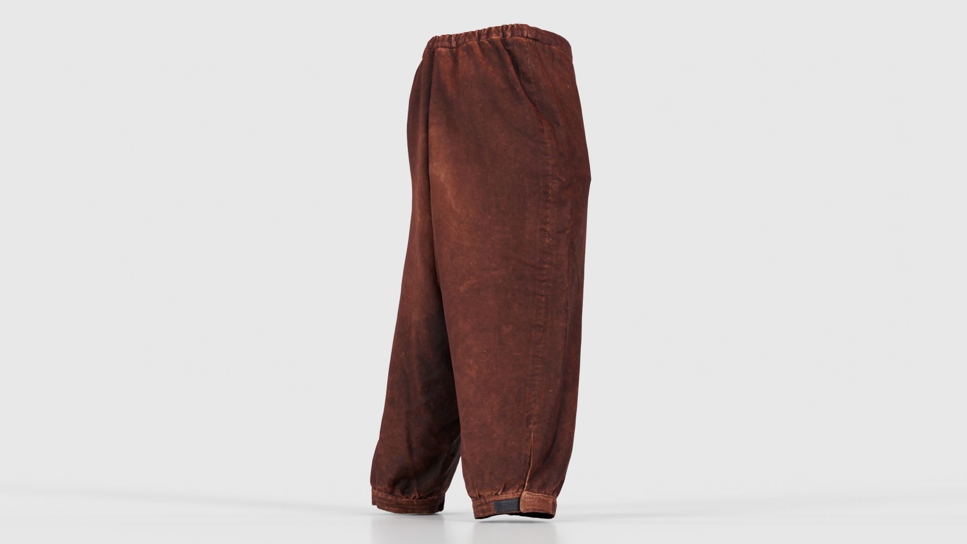 Organic Trousers Low-poly 3D model_19