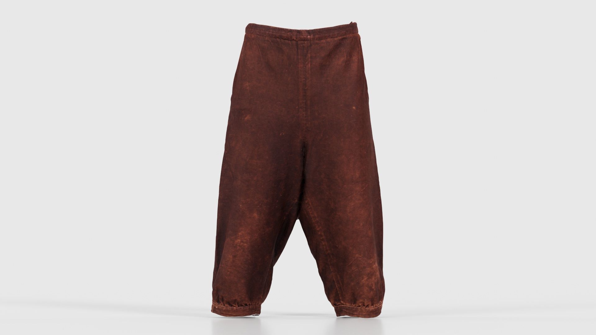 Organic Trousers Low-poly 3D model_15