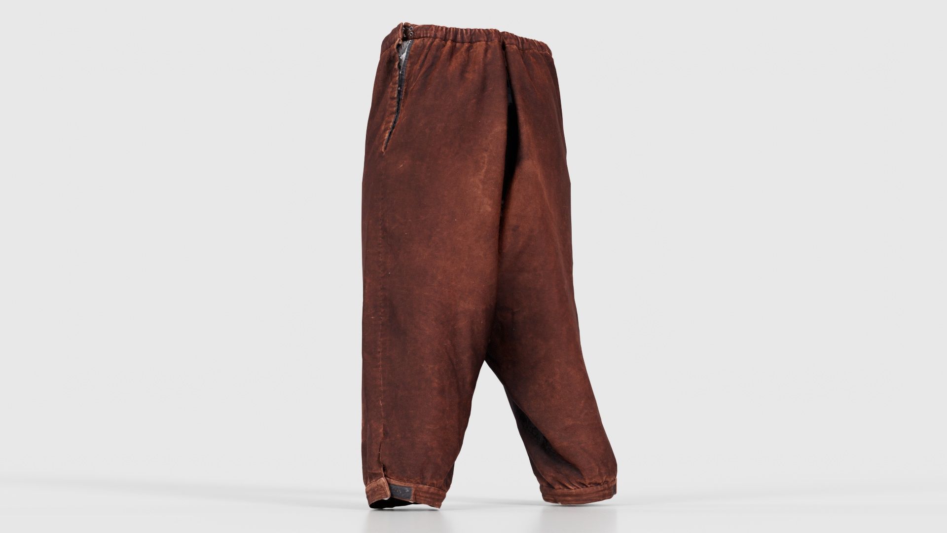 Organic Trousers Low-poly 3D model_22