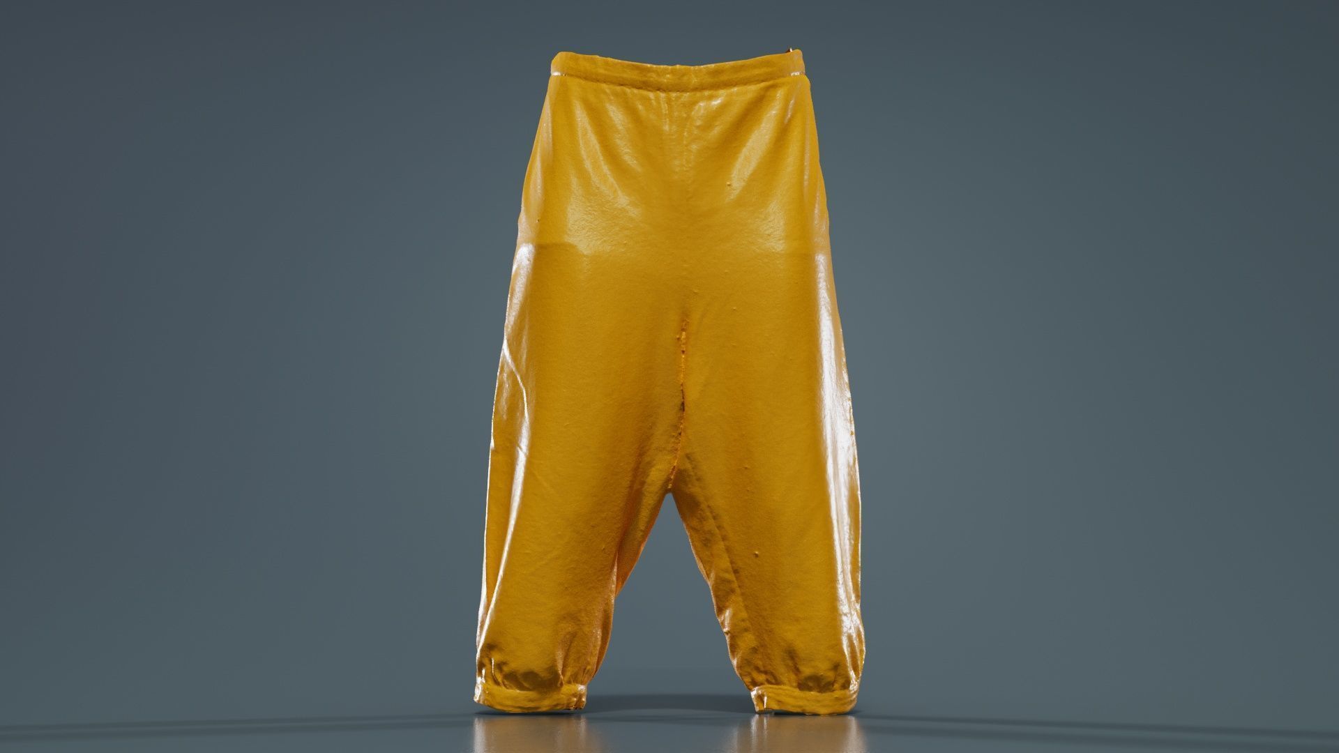 Organic Trousers Low-poly 3D model_12
