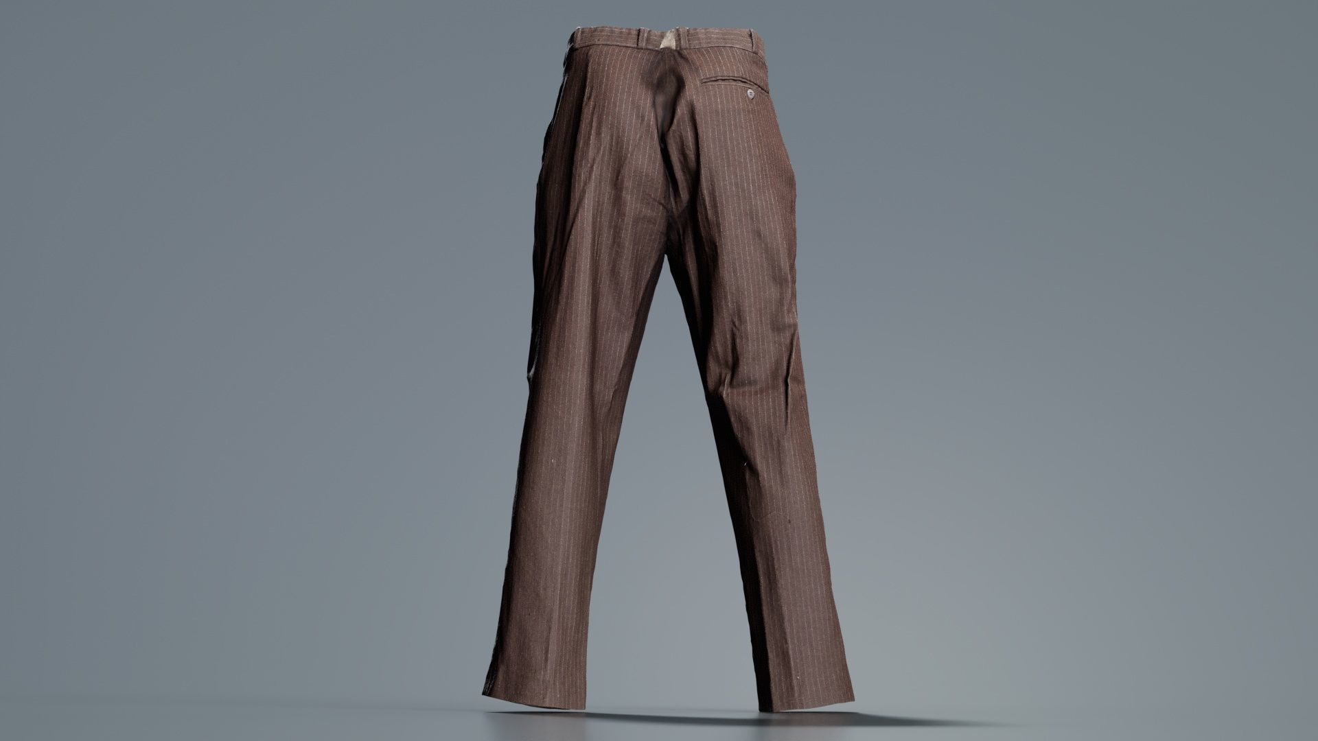 Peaky Blinders Trousers Low-poly 3D model_3