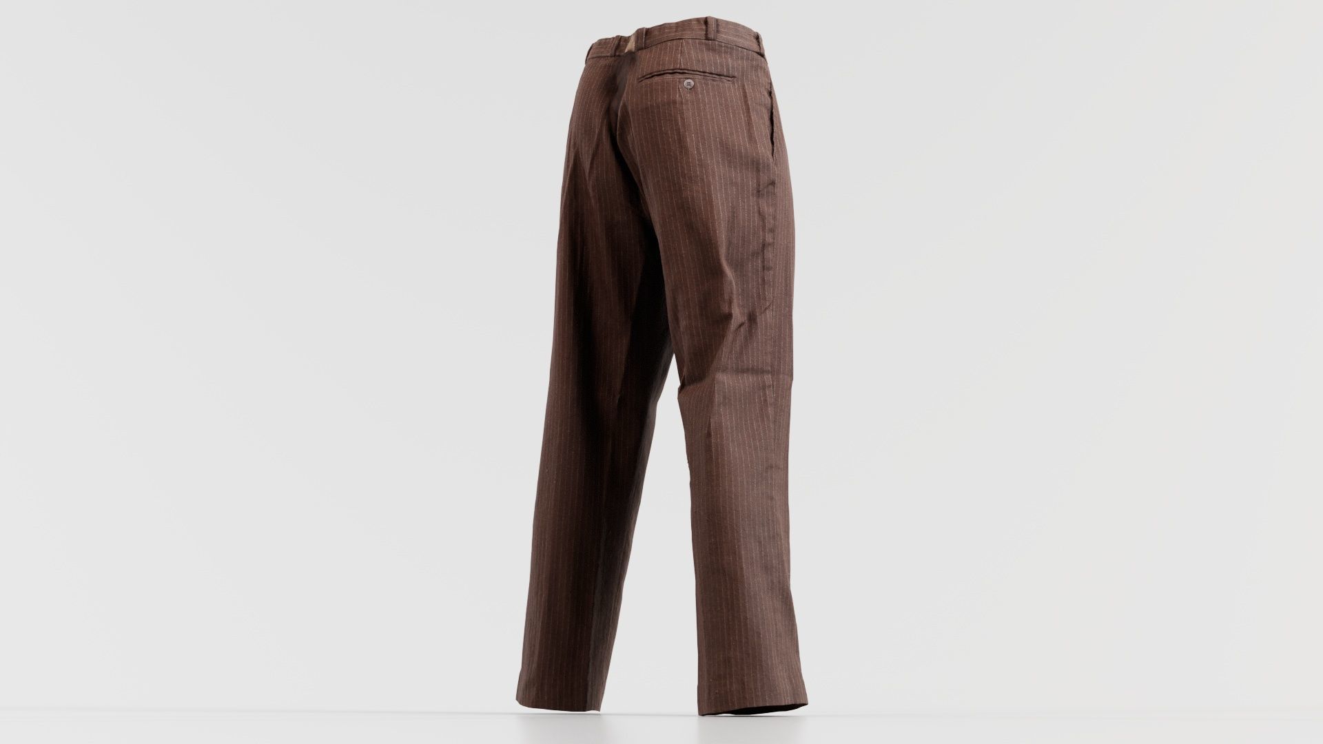 Peaky Blinders Trousers Low-poly 3D model_4