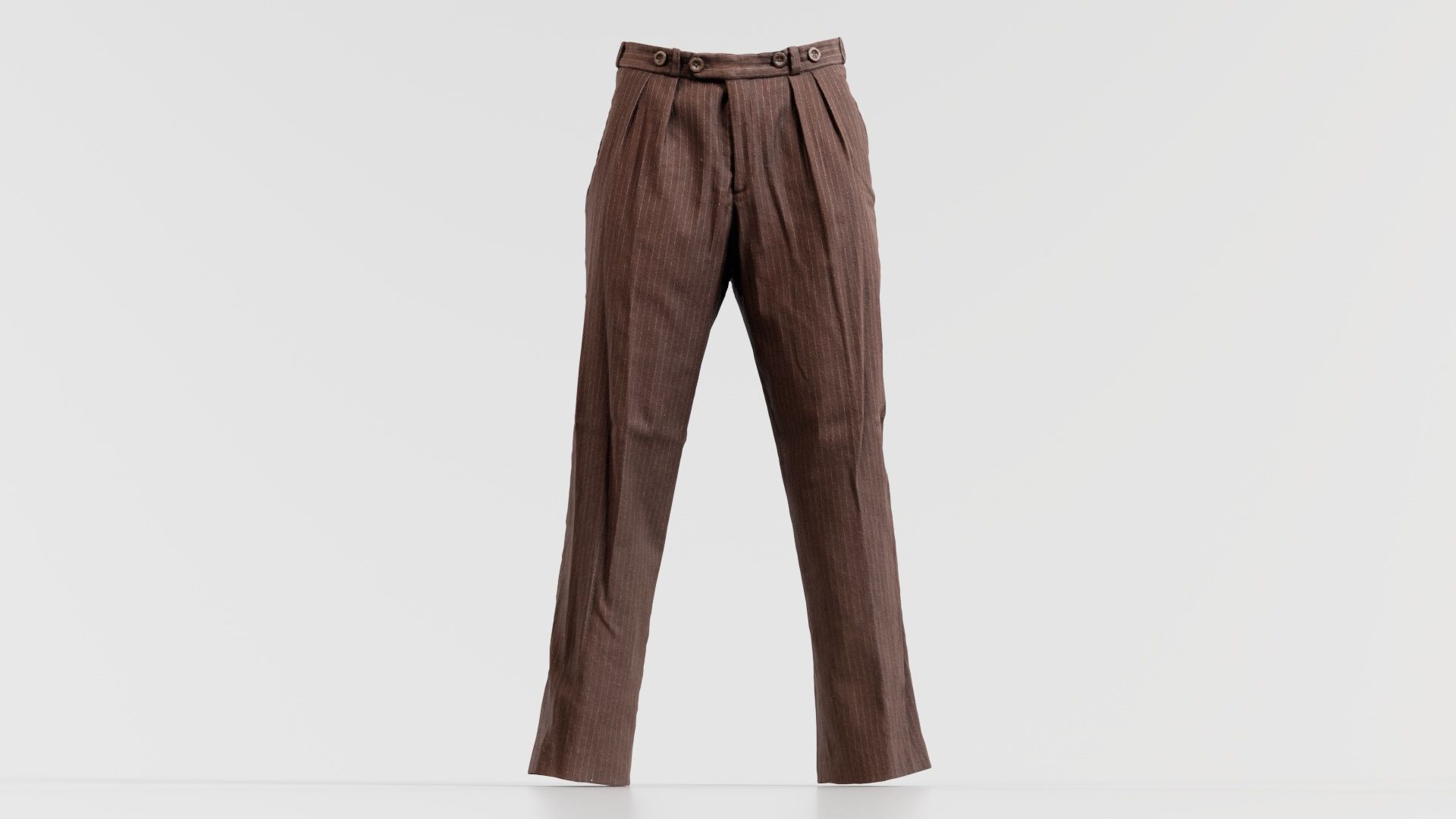 Peaky Blinders Trousers Low-poly 3D model_1