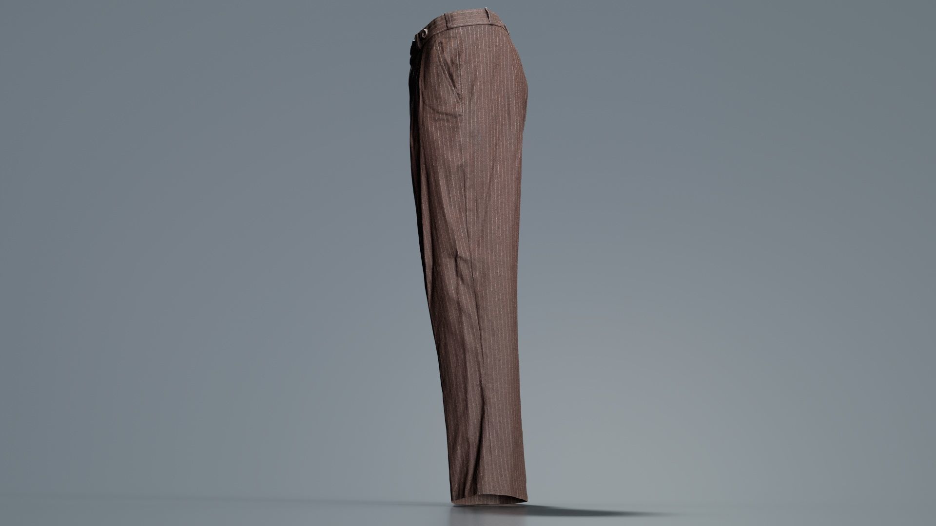 Peaky Blinders Trousers Low-poly 3D model_8