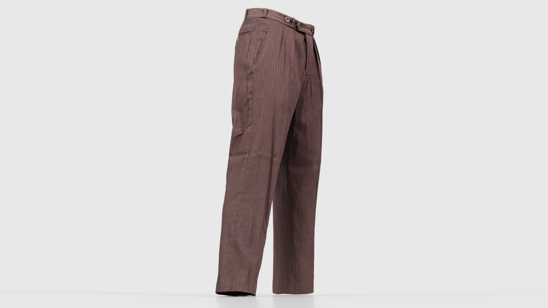 Peaky Blinders Trousers Low-poly 3D model_17