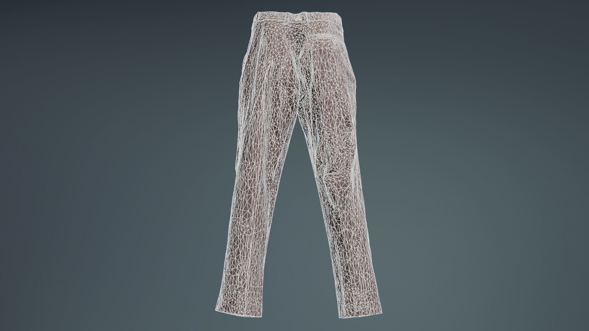 Peaky Blinders Trousers Low-poly 3D model_10