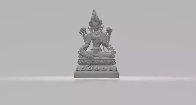 Green Tara Avalokitesvara Bodhisattva