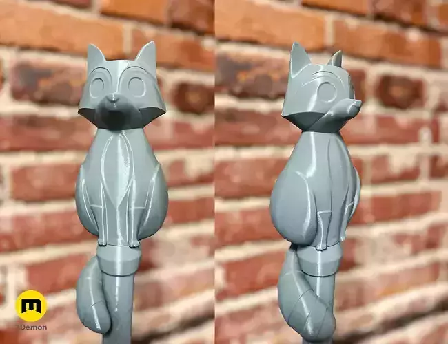Raccoon Palisman Staff - The Owl House 3D print model