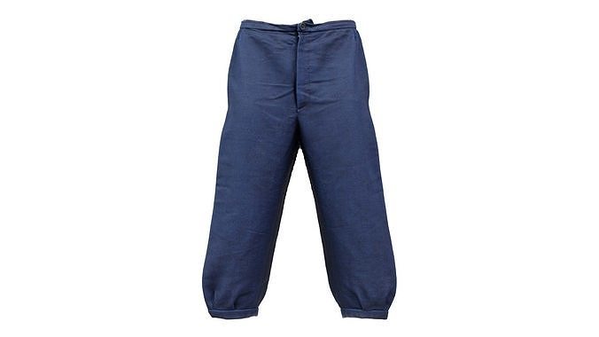 Red Stud Trousers Low-poly 3D model