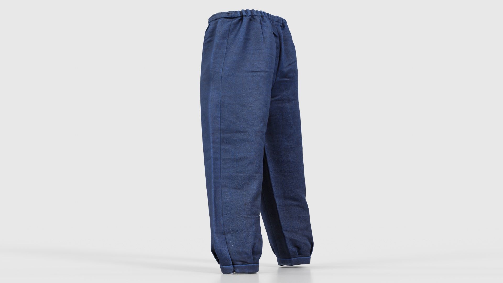 Red Stud Trousers Low-poly 3D model_23