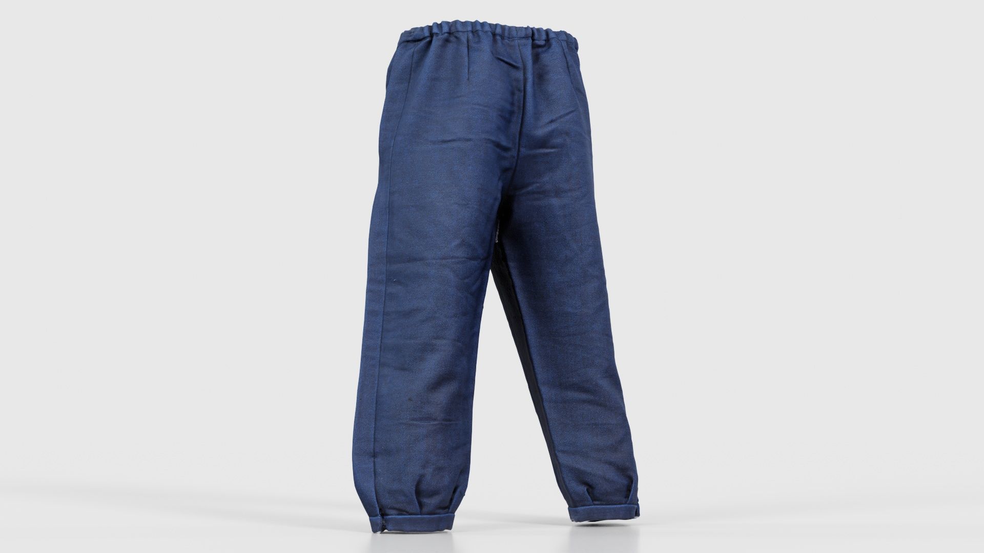 Red Stud Trousers Low-poly 3D model_22