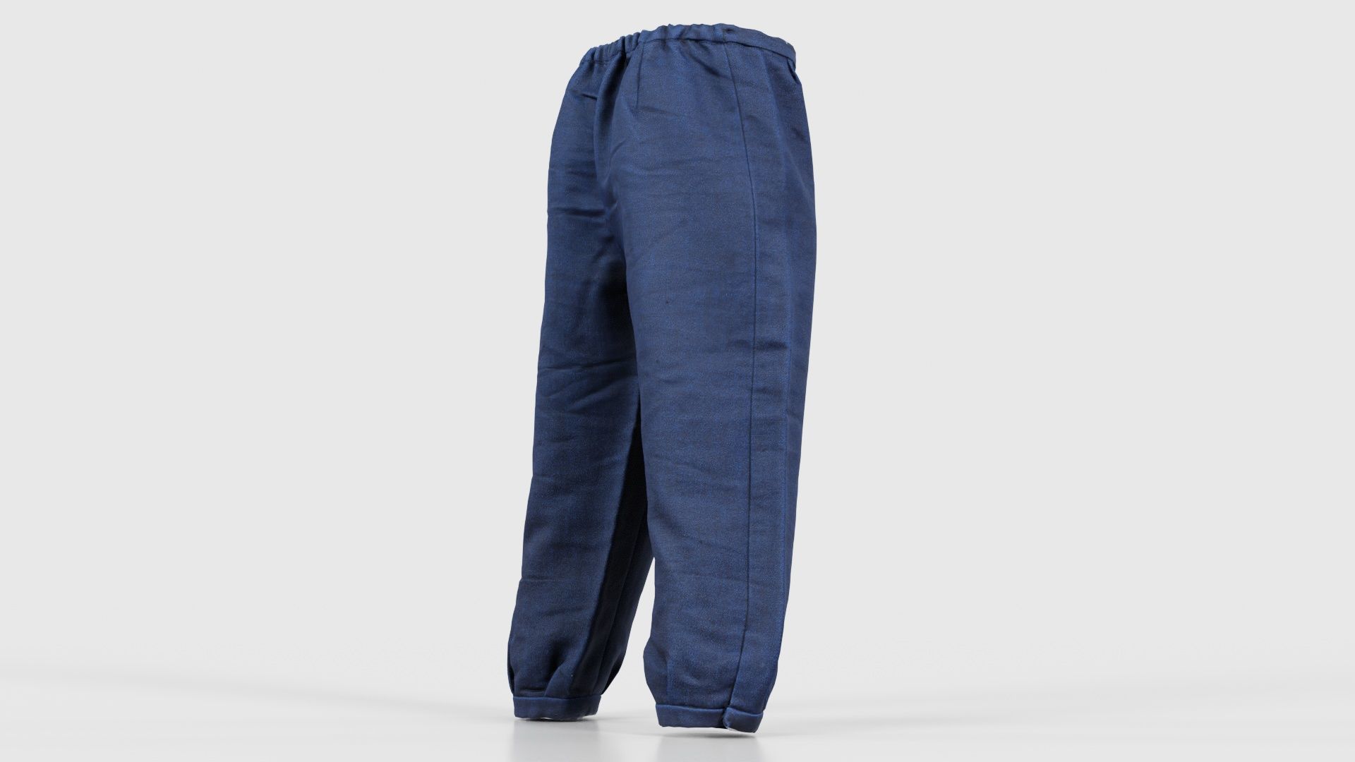 Red Stud Trousers Low-poly 3D model_19