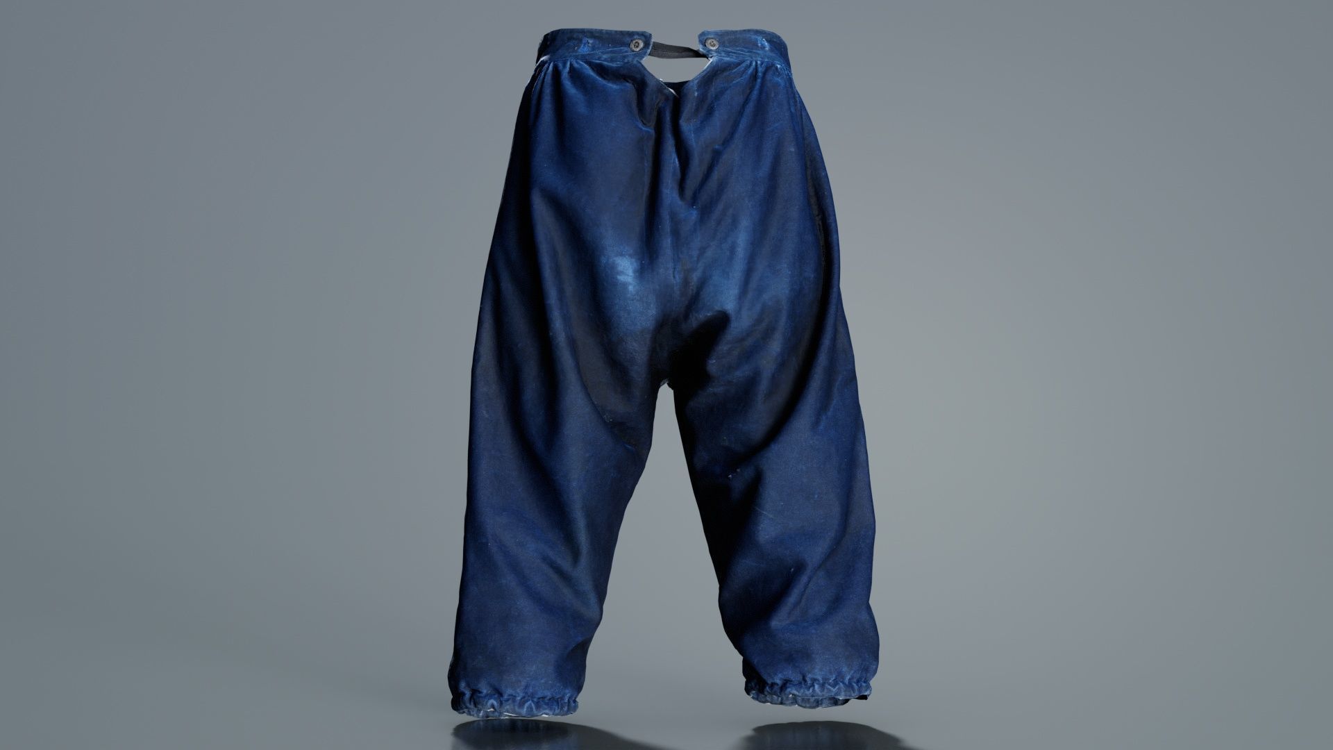 Star Trousers Low-poly 3D model_8