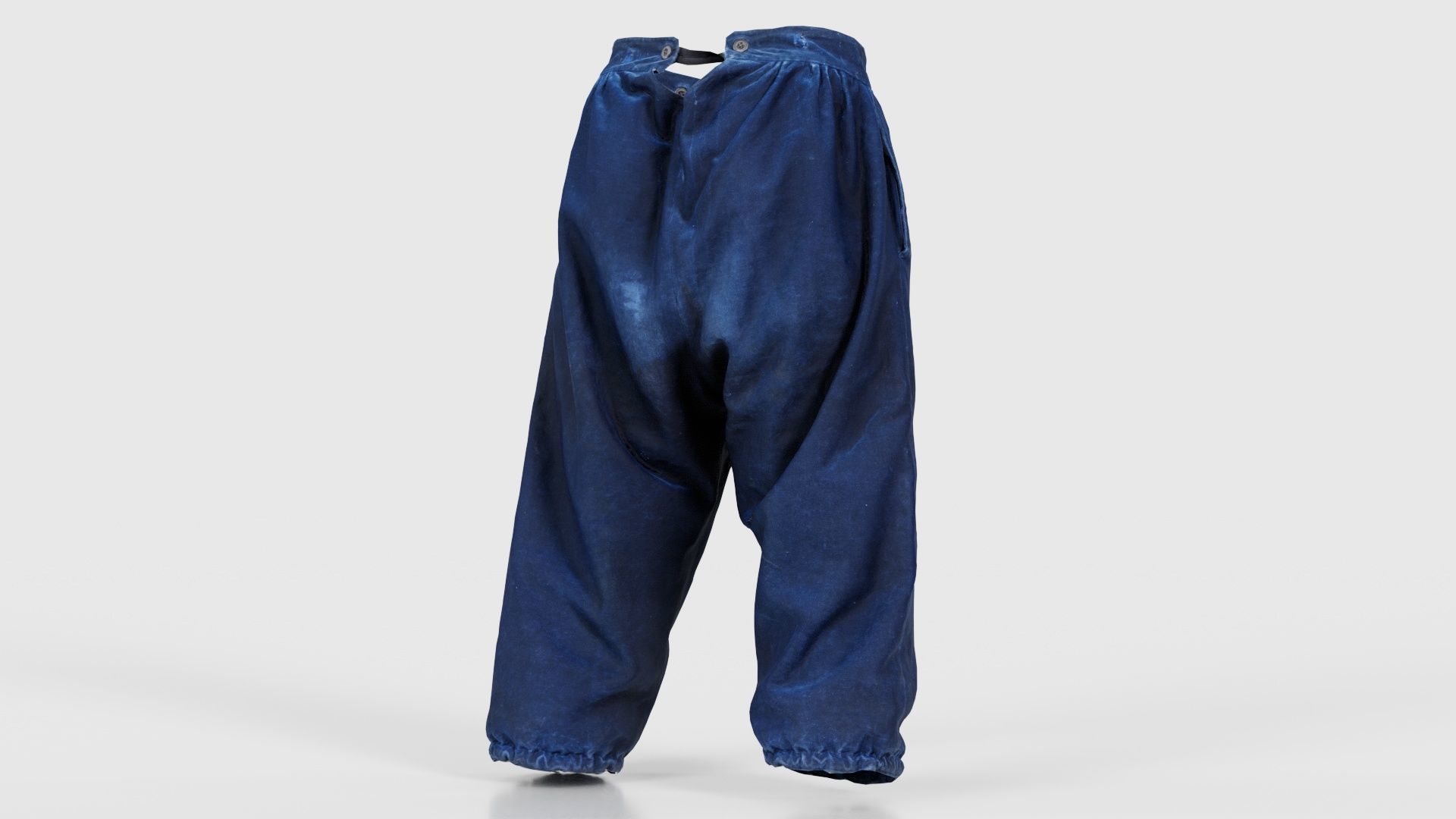 Star Trousers Low-poly 3D model_20