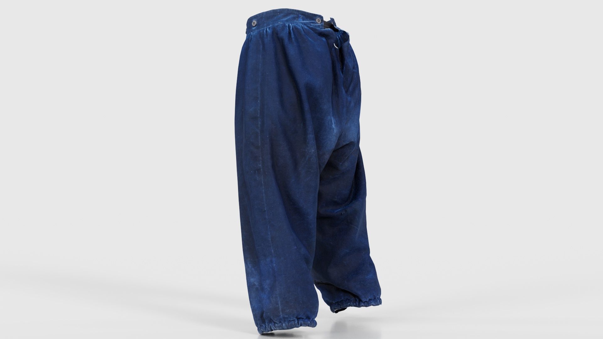 Star Trousers Low-poly 3D model_23
