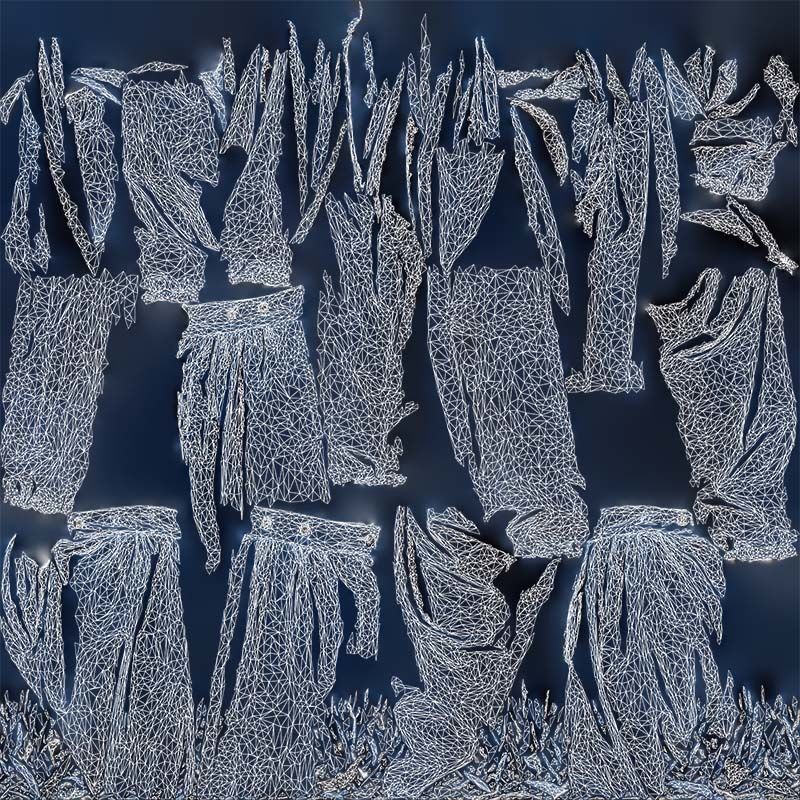 Star Trousers Low-poly 3D model_14