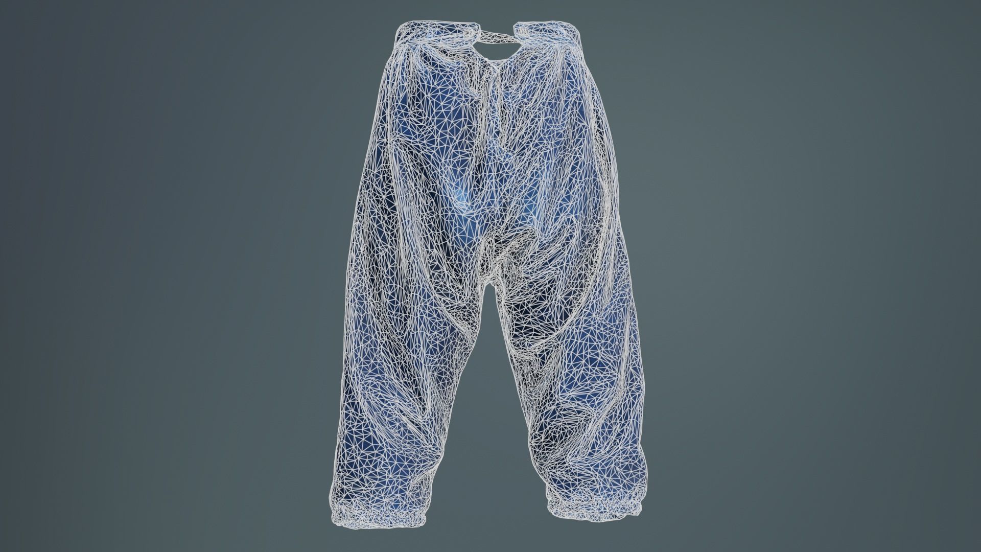 Star Trousers Low-poly 3D model_10