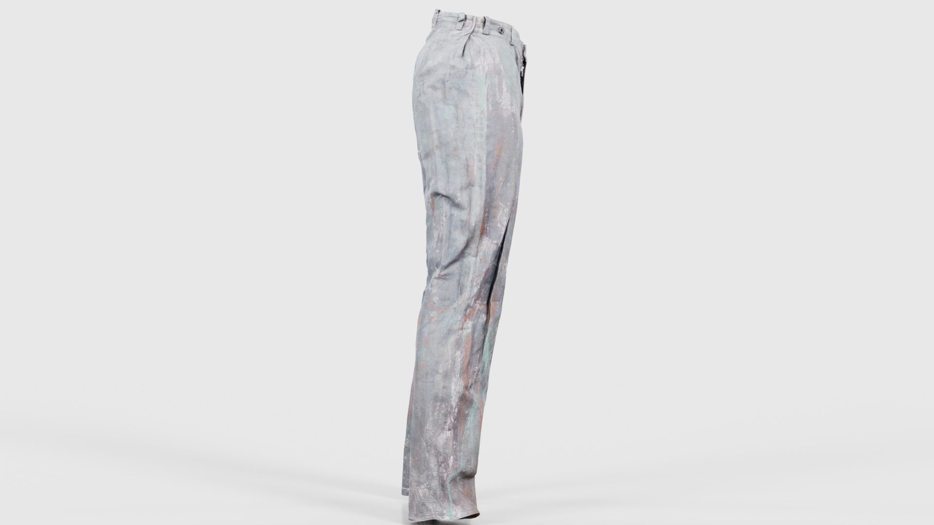 Statue Trousers Low-poly 3D model_18
